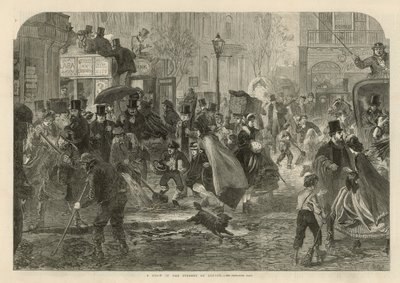 Londra sokaklarında bir çözülme by English School