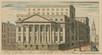 Londra Belediye Başkanlarının ikametgahı için inşa edilen Mansion House