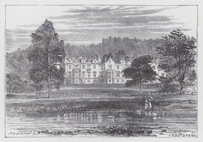 Abbotsford (gravür) by English School