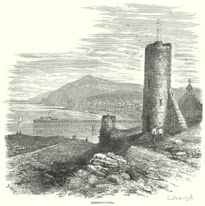 Aberystwith (gravür) by English School