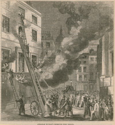 Abraham Wivells yangın merdivenini geliştirdi by English School