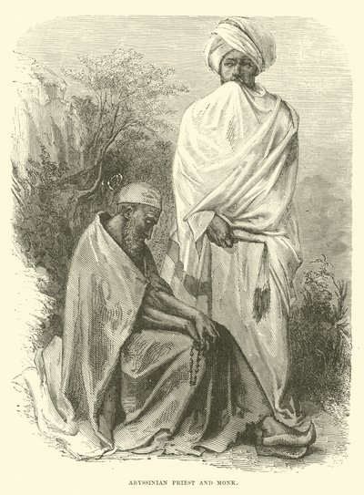 Habeş rahip ve keşiş by English School