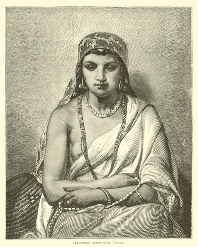 Habeş köle kız, Galla by English School