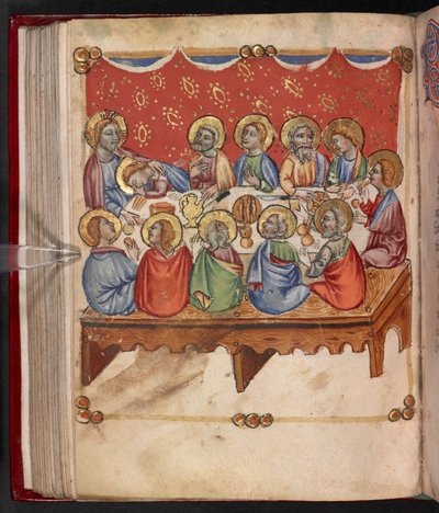 Ekle. 17466, f.107v Son Akşam Yemeği by English School