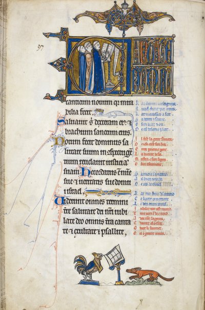 Ekle. 5000, f.146v Mezmur 97; Başta 
