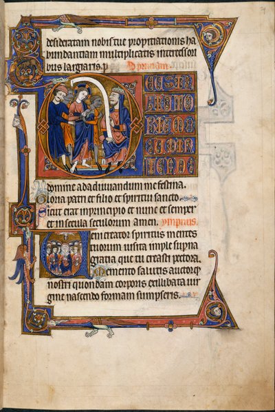 Salvin Saatlerinde MS 48985 f.29r, Caiaphas