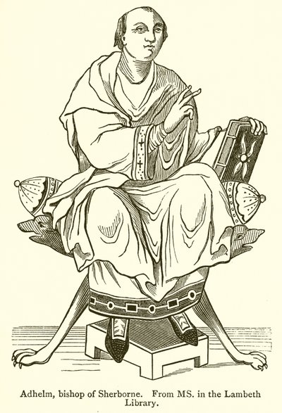 Adhelm, Sherborne Piskoposu by English School