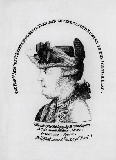 Amiral Augustus Keppel by English School