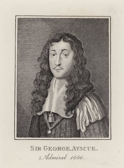 Amiral Sir George Ayscue (gravür) by English School