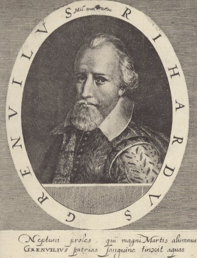 Amiral Sir Richard Grenville by English School