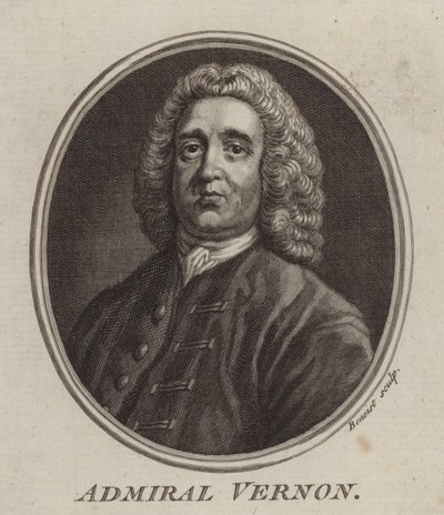 Amiral Vernon (gravür) by English School