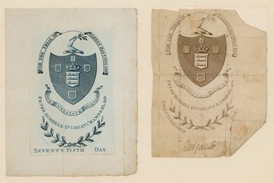 Warren Hastings'in yargılanması için giriş biletleri by English School