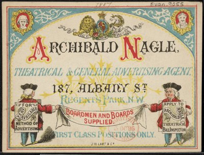 Archibald Neagle İçin Reklam, Reklam Ajansı by English School