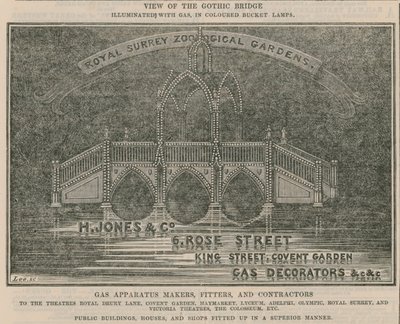 H Jones & Co, 6 Rose Street, King Street, Covent Garden için ilan by English School