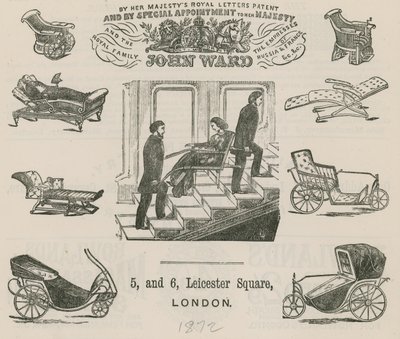 Geçersiz arabaların üreticisi John Ward için reklam by English School