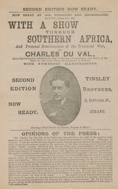 Charles Du Val tarafından Güney Afrika