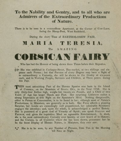 Korsika Perisi Madam Maria Theresia