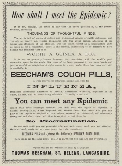 Reklam, Beecham