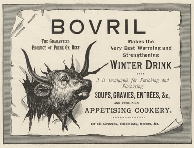 Reklam, Bovril (gravür) by English School