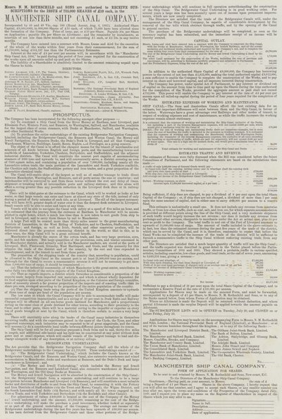 Reklam, Manchester Gemi Kanalı Şirketi (gravür) by English School