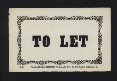 Reklam: To Let (tür) by English School