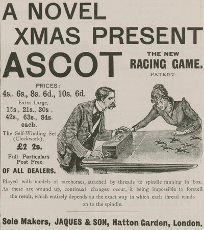 Ascot - yeni yarış oyunu için reklam by English School