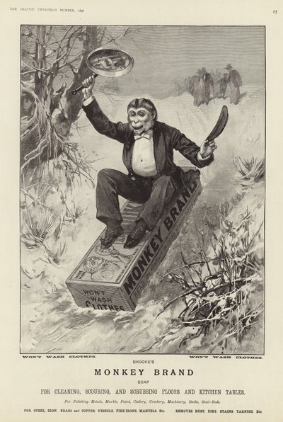 Brookes Monkey Marka sabun için reklam by English School