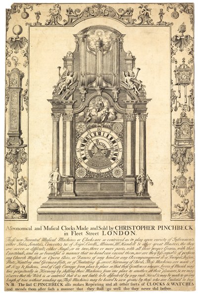 Christopher Pinchbeck Astronomik ve Müzikal Saatler için Reklam by English School