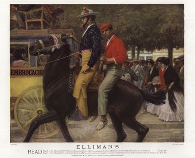 Ellimans Universal Embrocation için Reklam by English School