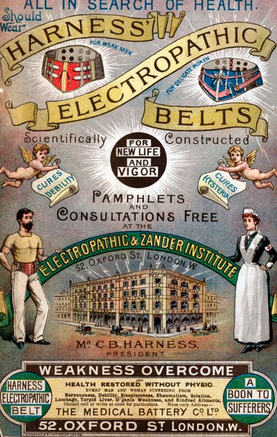 'Harness' Elektropatik Kemerleri' Reklamı by English School