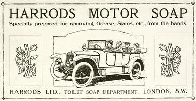 Harrods motor sabunu (lito) için reklam by English School