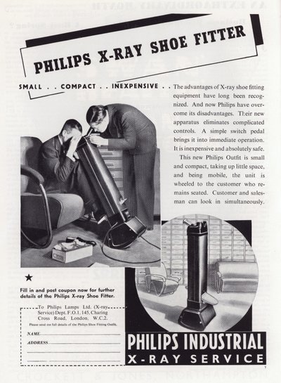 Philips X-Ray Ayakkabı Montajcısı Reklamı, 1930