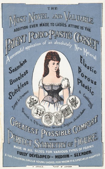 Patentli Poro-Plastik korse reklamı by English School