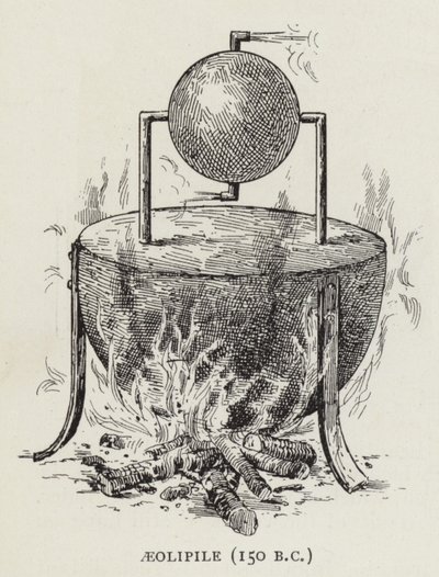 Aeolipile (MÖ 150) (lito) by English School
