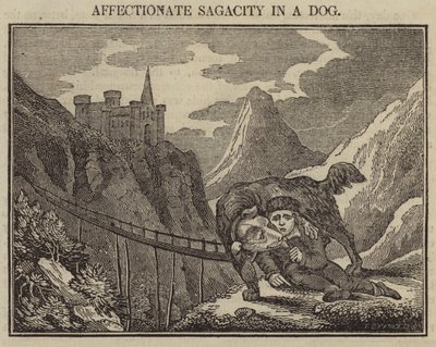 Köpekte Sevgi Sagacity (gravür) by English School