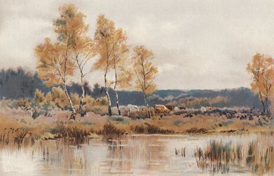 Ekim Ayının Isıran Soğuklarından Sonra (chromolitho) by English School