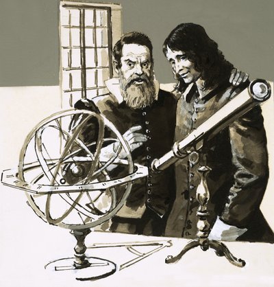Birçok zorluktan sonra, John Milton sonunda Galileo ile tanışmayı başardı. by English School