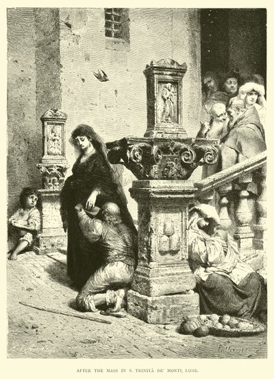 S Trinita de Monti, Roma'daki Ayinden Sonra by English School