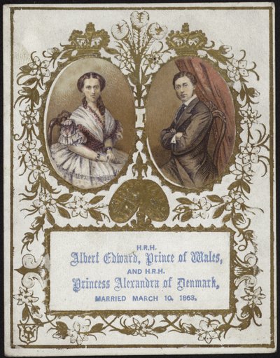 Albert Edward, Galler Prensi ve Danimarka Prensesi Alexandra by English School