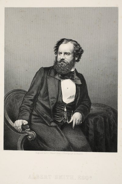 Albert Smith, Esq., pub. C. 1850 (gravür) by English School