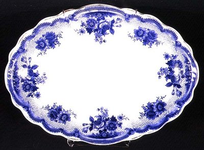Albertoli deseni Staffordshire tabağı, c.1860 (seramik) by English School