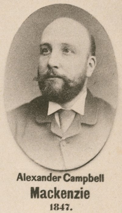 Alexander Campbell Mackenzie (gravür) by English School