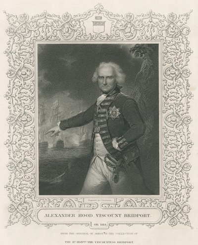 Alexander Hood, 1. Vikont Bridport, Lieut