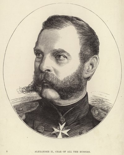 Rusya Alexander II by English School