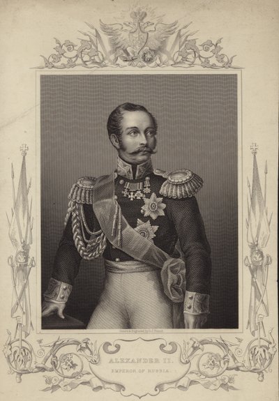 Rusya Alexander II by English School