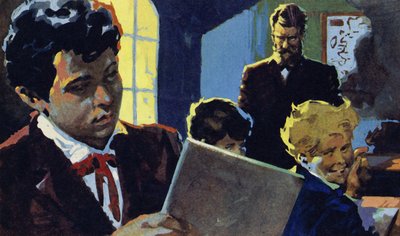 İskender, sert dedesi tarafından öğretildi ve konuşmaya ilgi duymaya başladı. by English School
