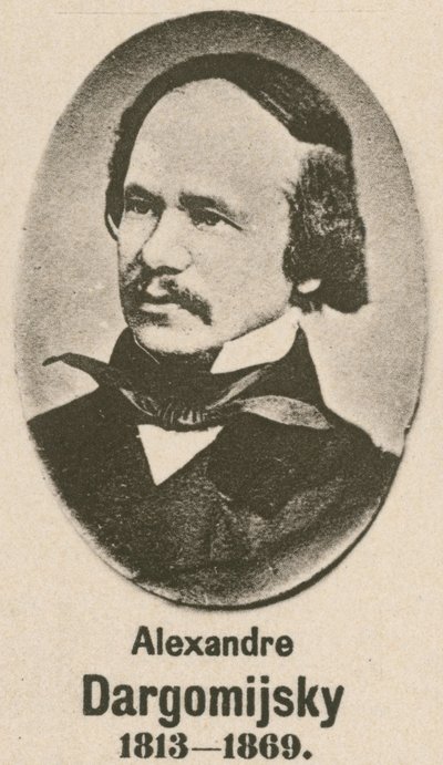 Alexandre Dargomijsky (gravür) by English School