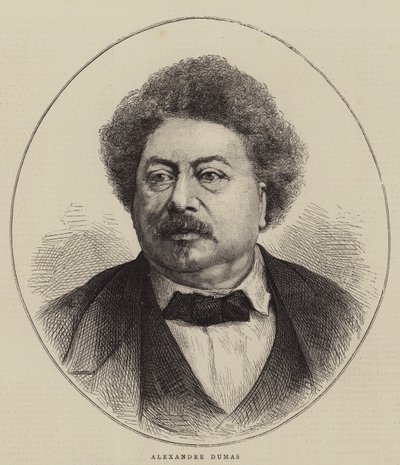Alexandre Dumas (gravür) by English School