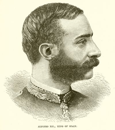 Alfonso XII, İspanya Kralı by English School