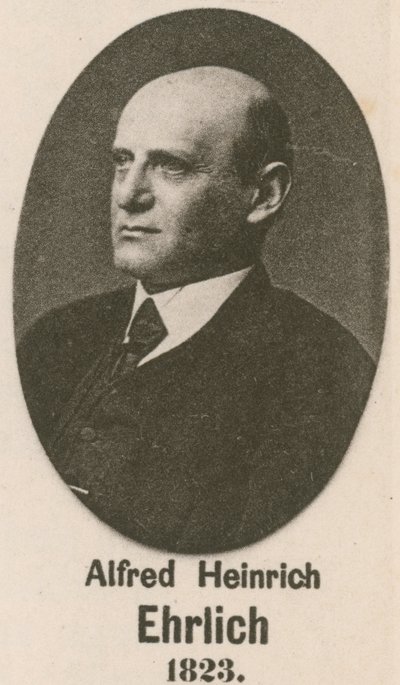 Alfred Heinrich Ehrlich (gravür) by English School